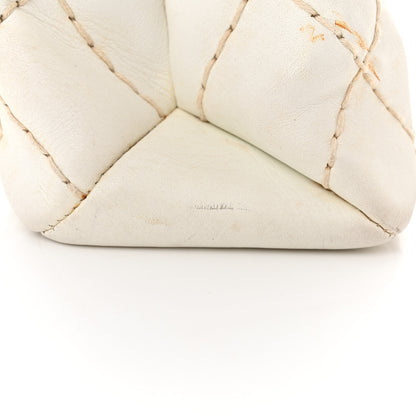 Chanel Calfskin Wild Stitch Shoulder Bag White 15 of 19