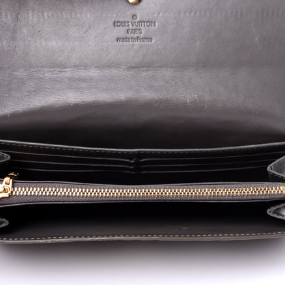 Louis Vuitton Vernis Sarah Wallet Gris Art Deco 6 of 11