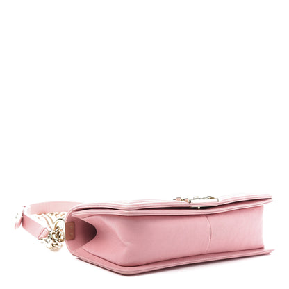 Chanel Caviar Quilted Medium Boy Flap Pink 4 of 12
