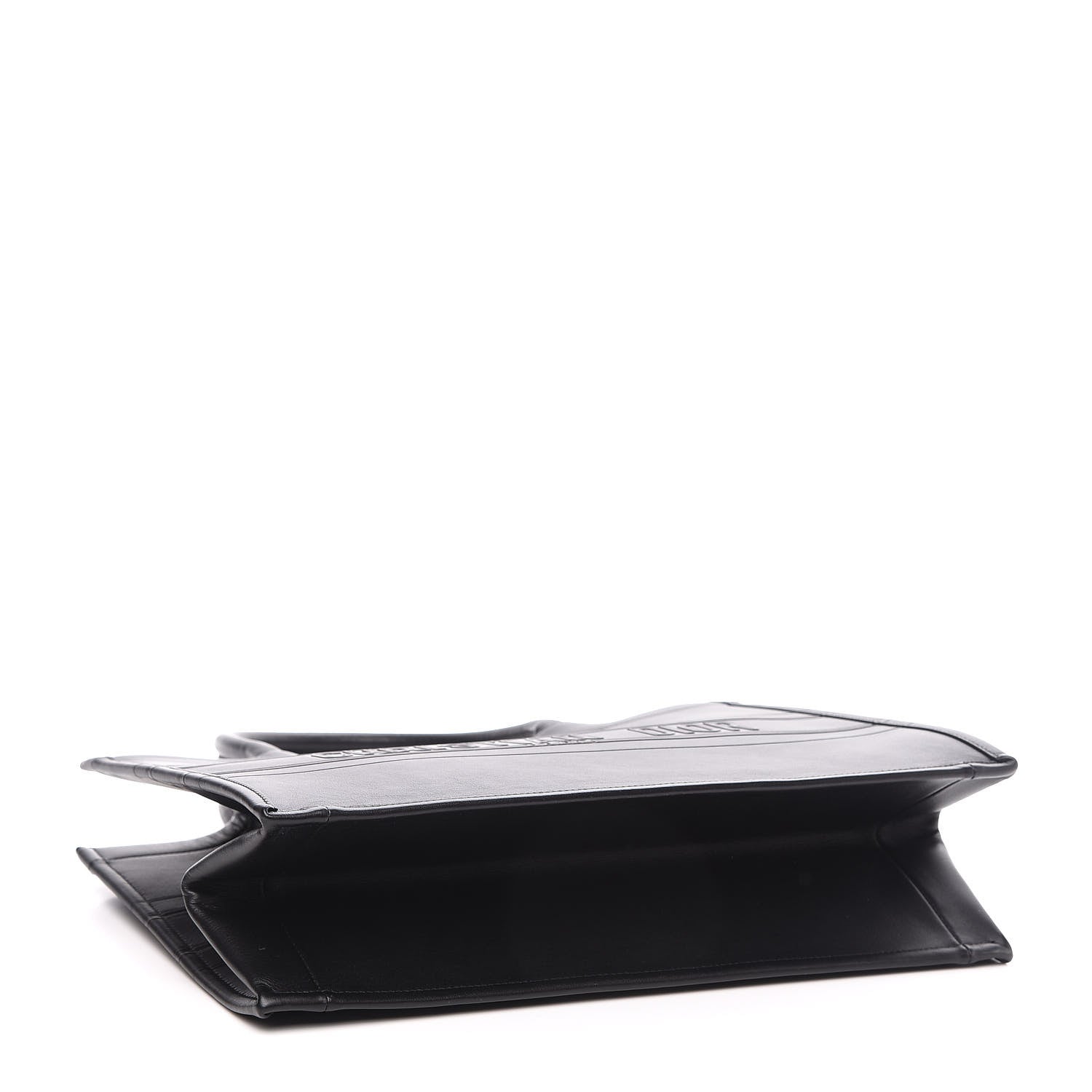 Christian Dior Calfskin Embossed Medium Book Tote Black 4 of 10