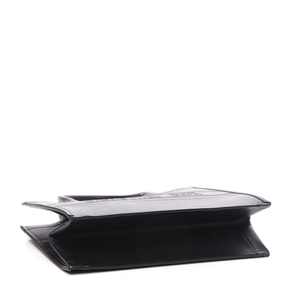 Christian Dior Calfskin Embossed Medium Book Tote Black 4 of 10