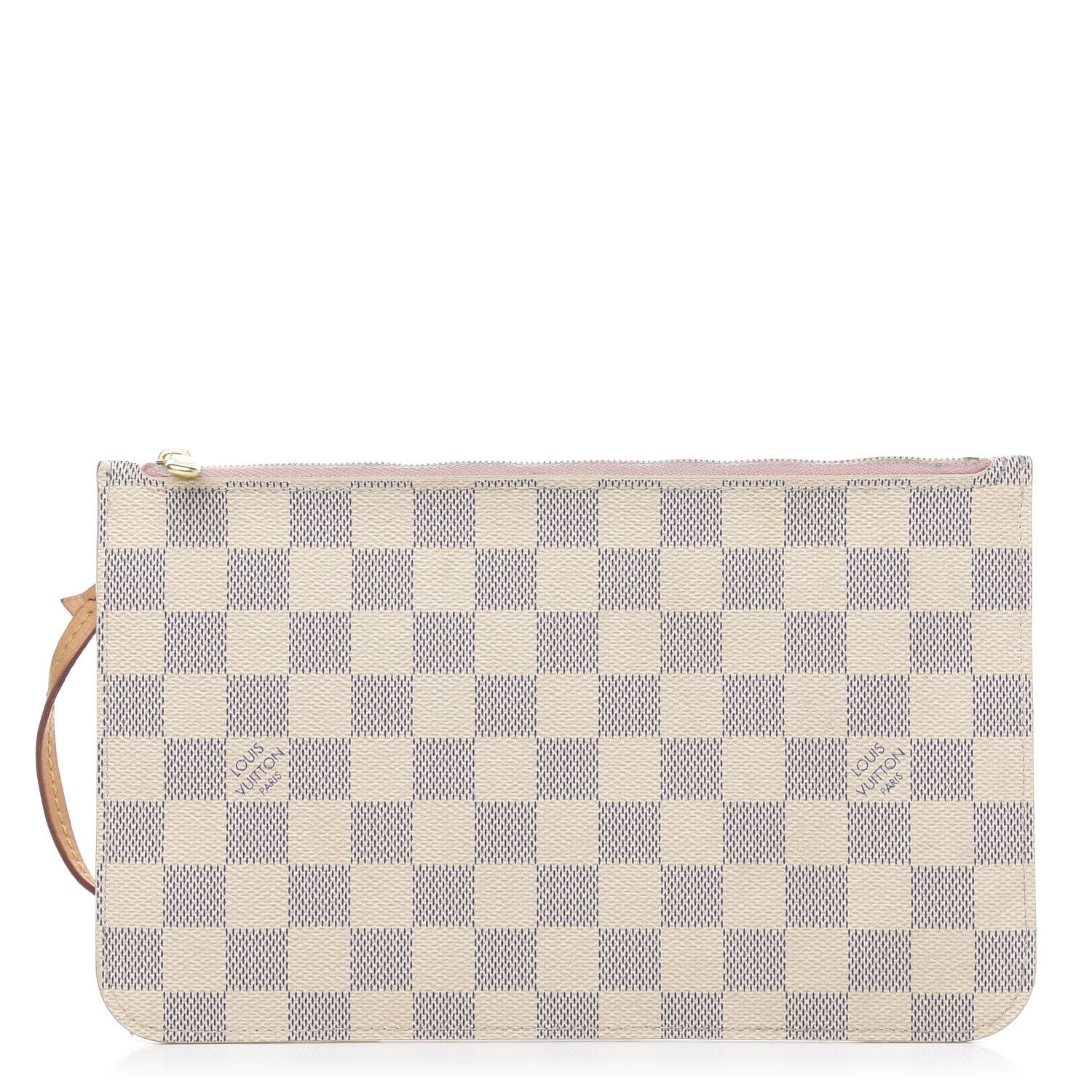Louis Vuitton Damier Azur Neverfull MM GM Pochette Rose Ballerine 1 of 15