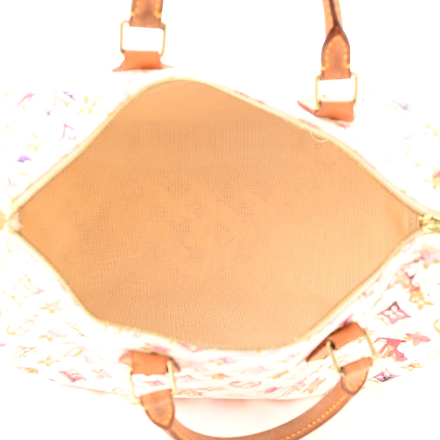 Louis Vuitton Watercolor Aquarelle Speedy 35 White 5 of 11