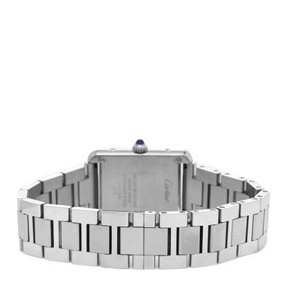 Cartier Stainless Steel 24mm Tank Solo Quartz Watch 3 of 4