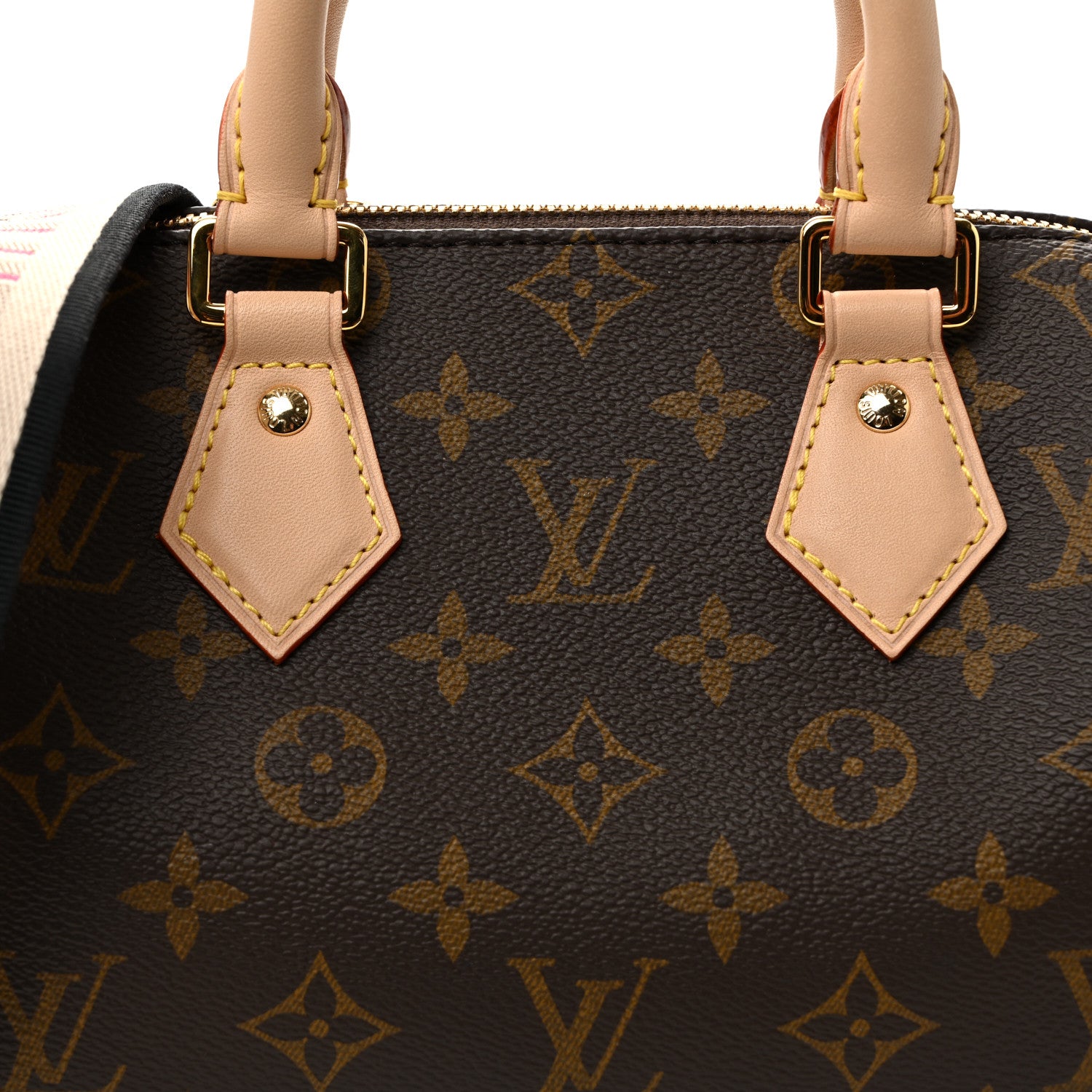 Louis Vuitton Monogram Speedy Bandouliere 20 Black 7 of 9