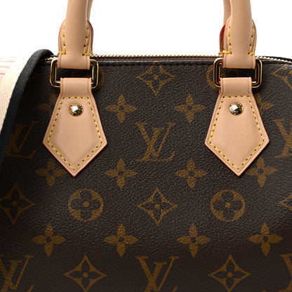 Louis Vuitton Monogram Speedy Bandouliere 20 Black 7 of 9
