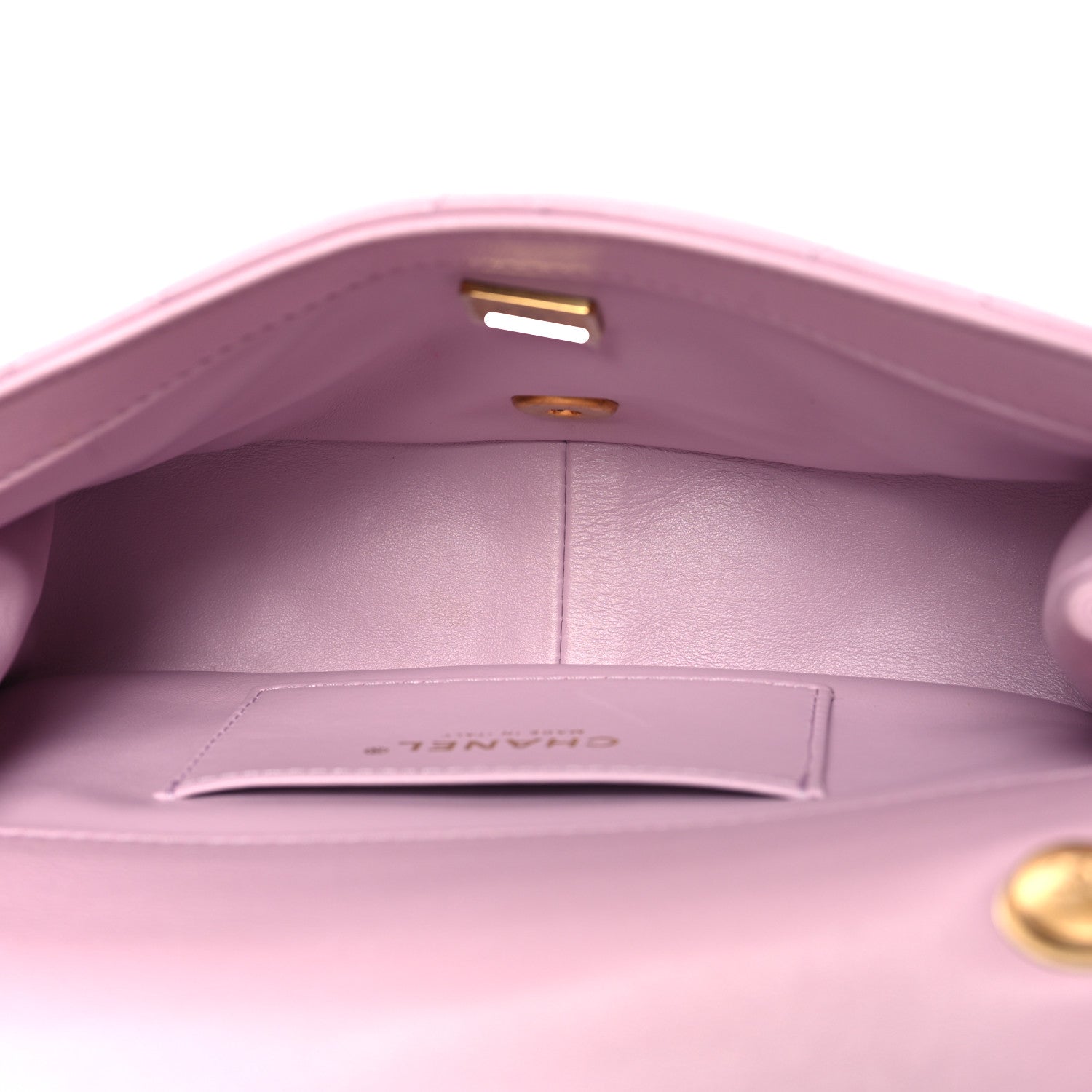 Chanel Lambskin Quilted Pearl Small Flap Lilac 5 of 11