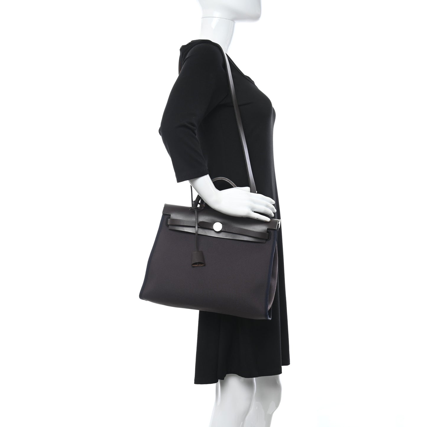 Vache Hunter Toile Herbag Zip 31 PM Prune Black Marine