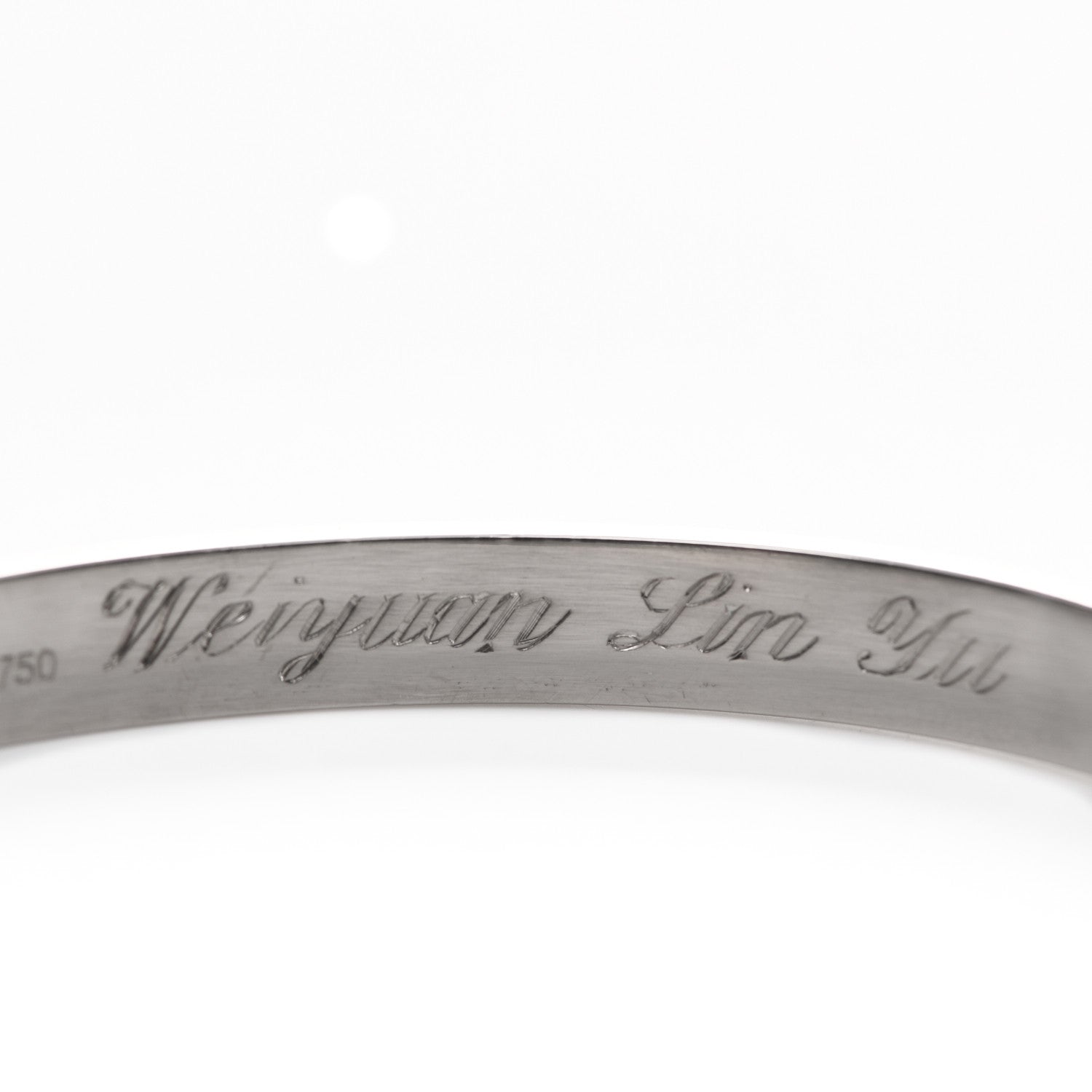 Cartier 18K White Gold LOVE Bracelet 19 5 of 5