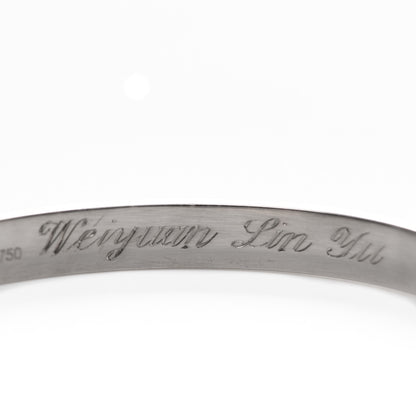 Cartier 18K White Gold LOVE Bracelet 19 5 of 5