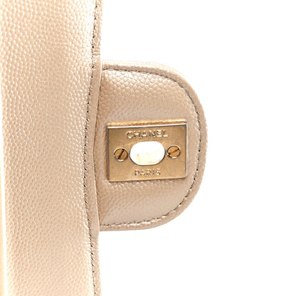 Chanel Metallic Caviar Quilted Small Double Flap Gold 7 of 11