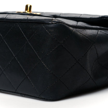 Chanel Lambskin Quilted Medium Double Flap Black 9 of 12