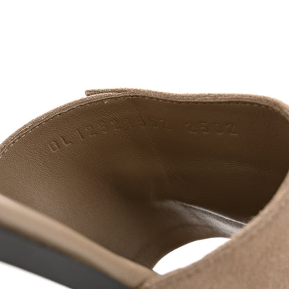Hermes Suede Goatskin Giulia Sandals 39 Beige Sable 9 of 9