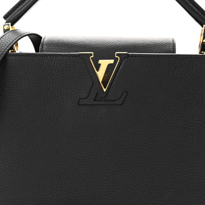 Louis Vuitton Taurillon Capucines PM Black 7 of 11