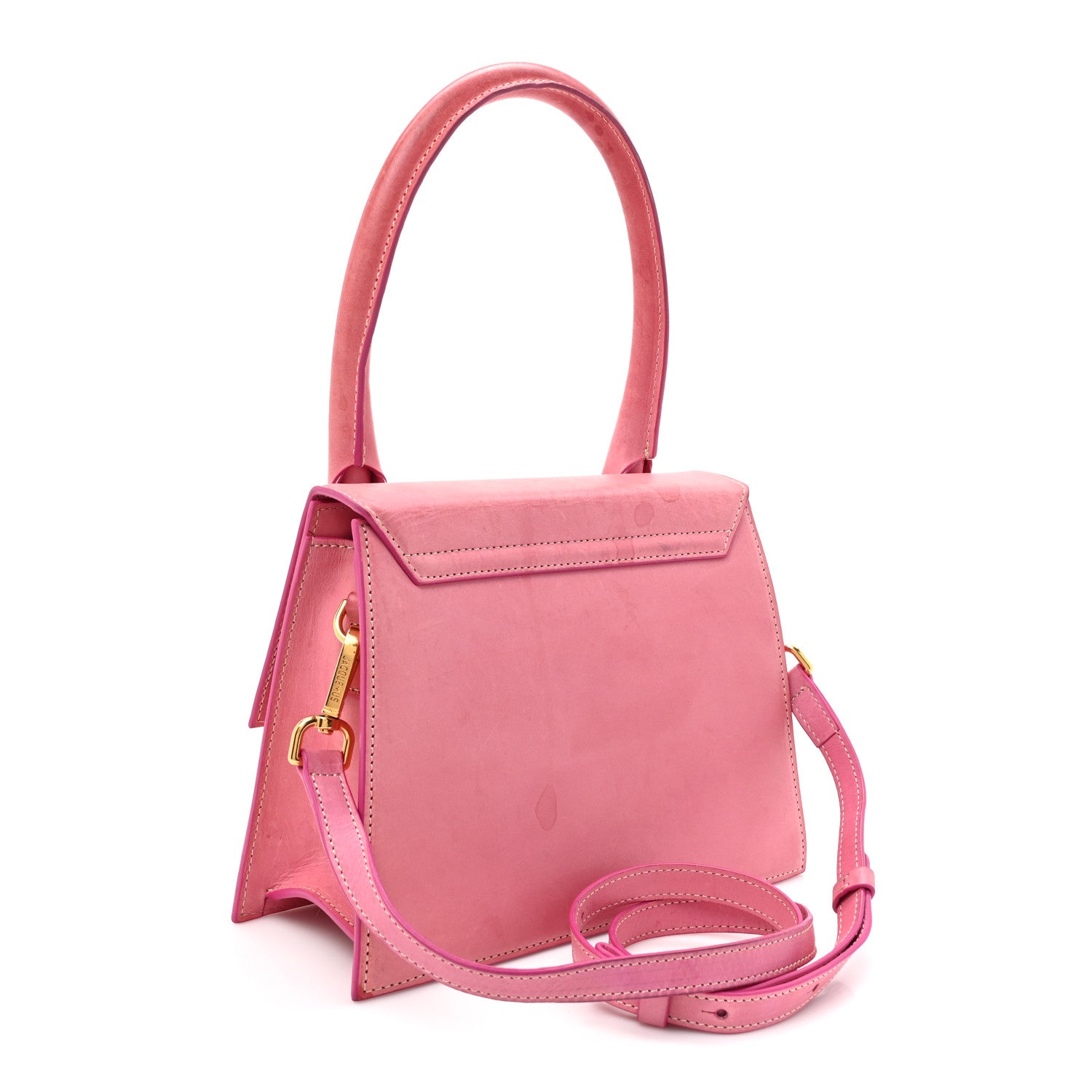 Jacquemus Smooth Calfskin Le Grand Chiquito Pink 3 of 16