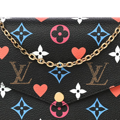 Louis Vuitton Game On Felicie Chain Wallet Black 9 of 12