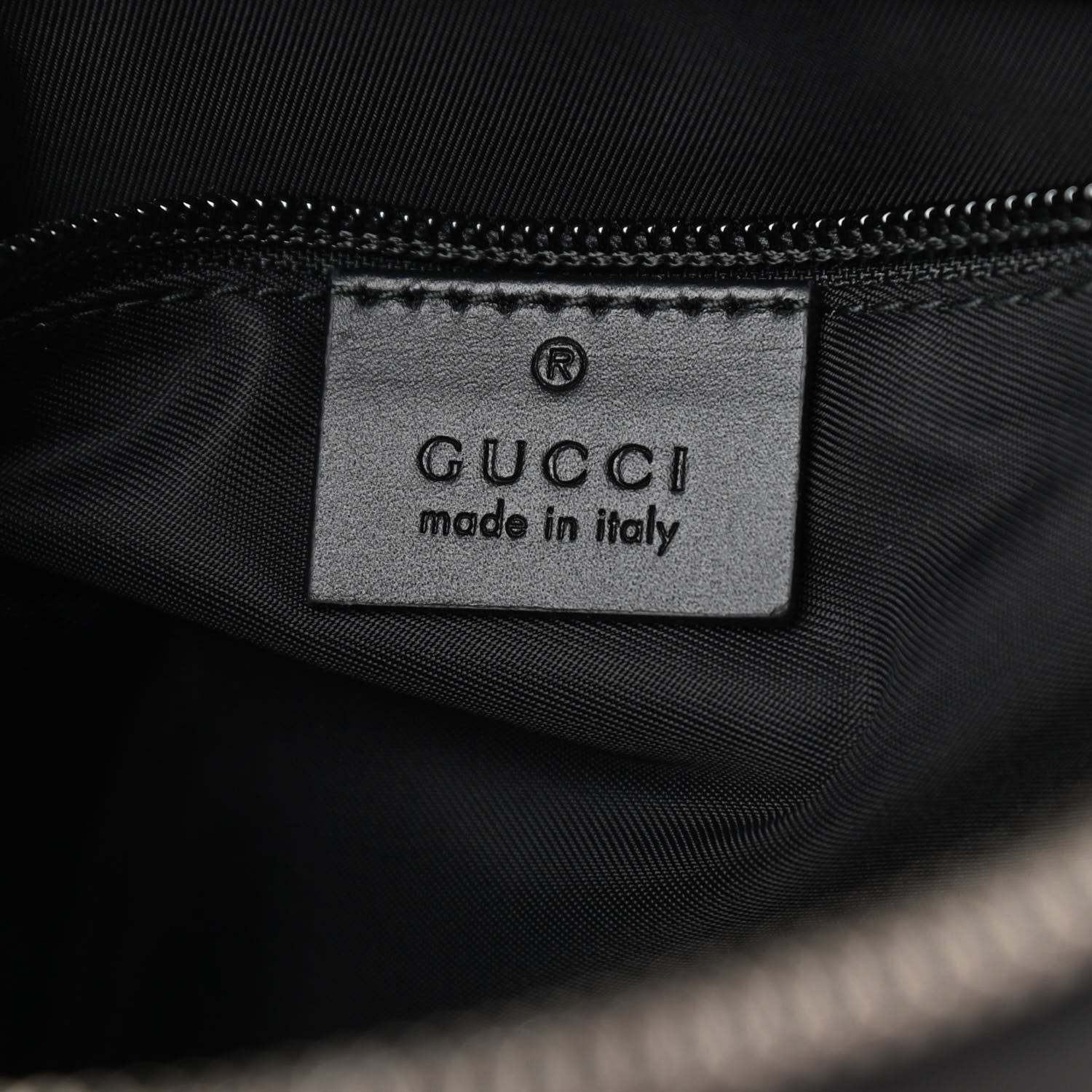 Gucci GG Supreme Monogram Web Messenger Bag Black 5 of 9