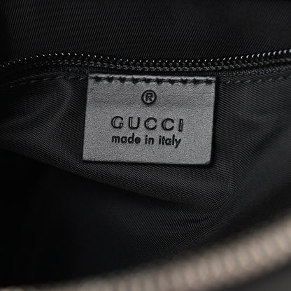 Gucci GG Supreme Monogram Web Messenger Bag Black 5 of 9
