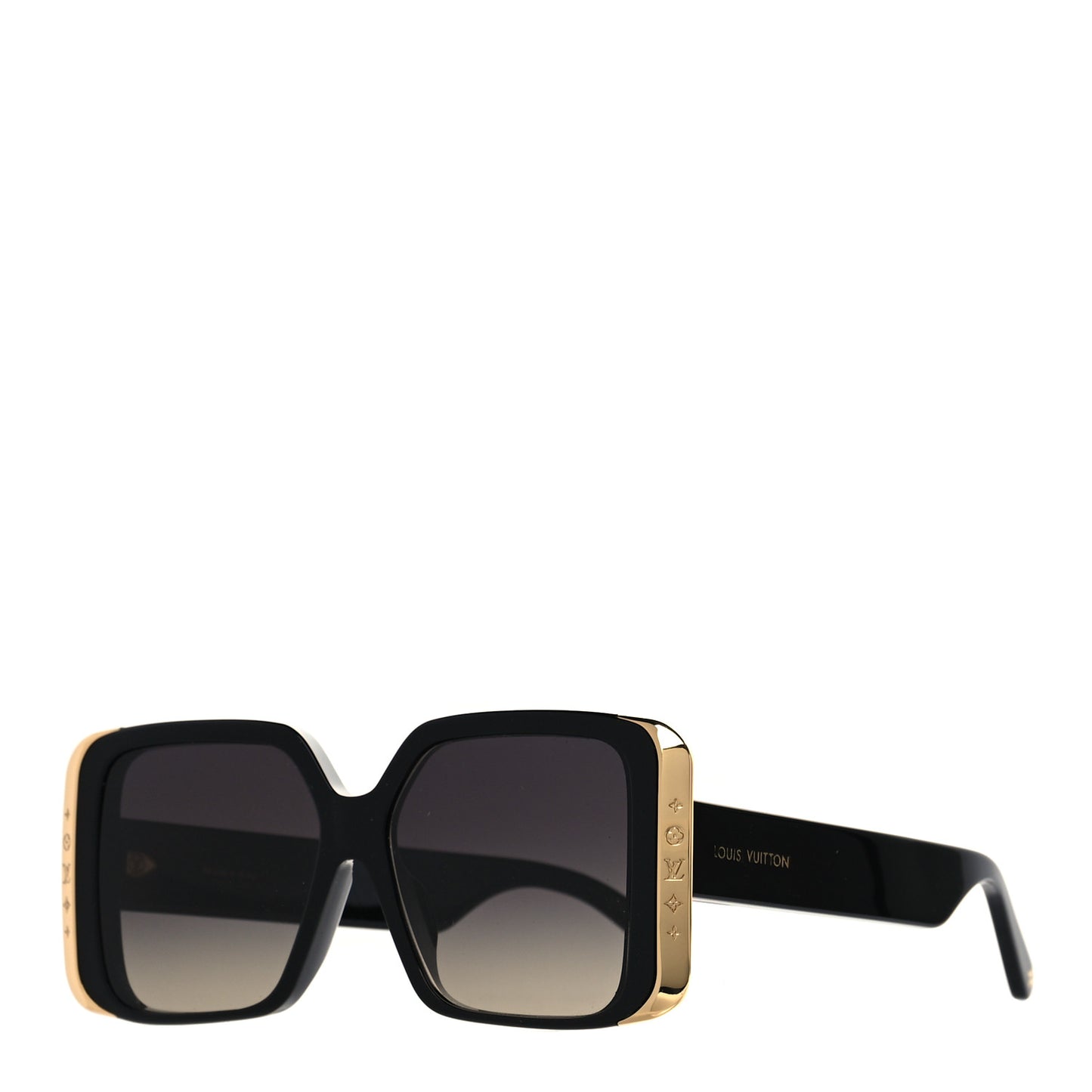 Acetate LV Moon Square Sunglasses Z1664E Black