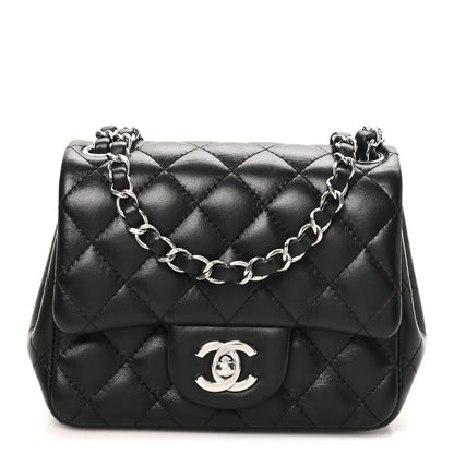 Chanel Lambskin Quilted Mini Square Flap Black 1 of 10