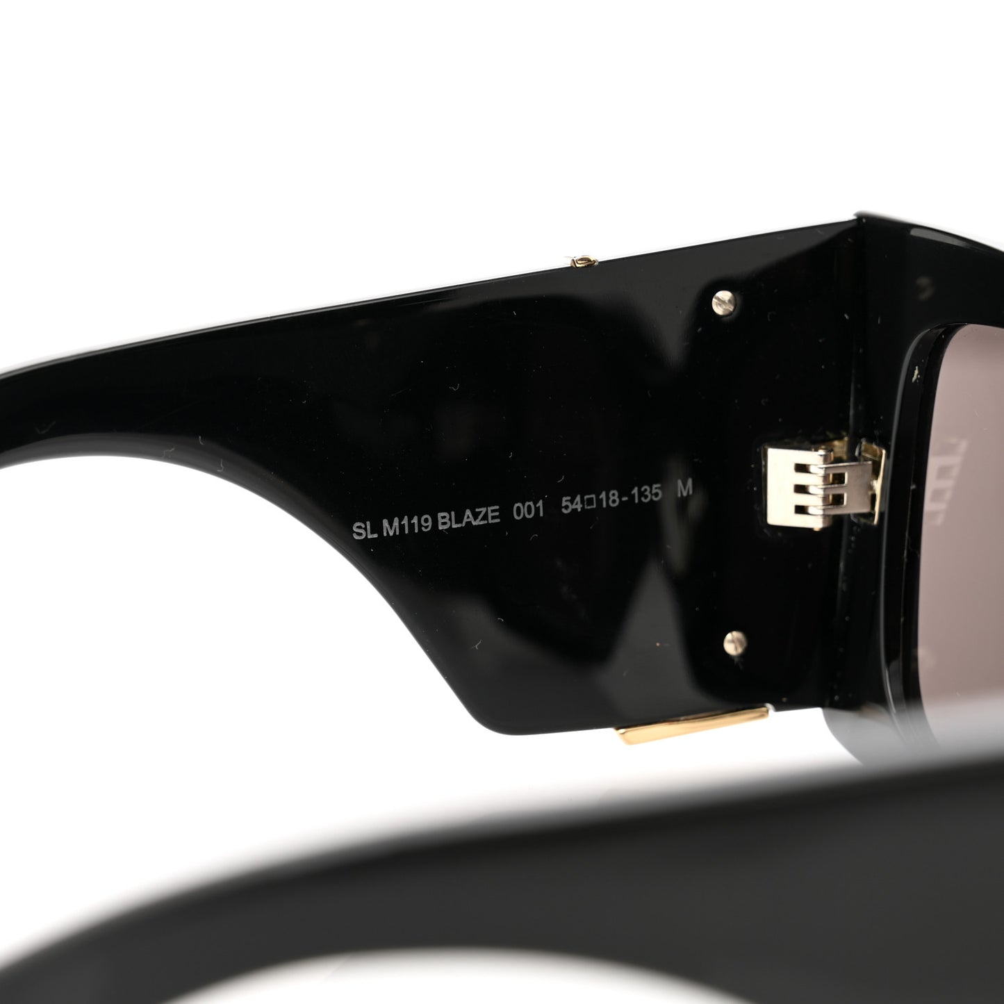 Acetate Blaze Sunglasses SL M119 Black