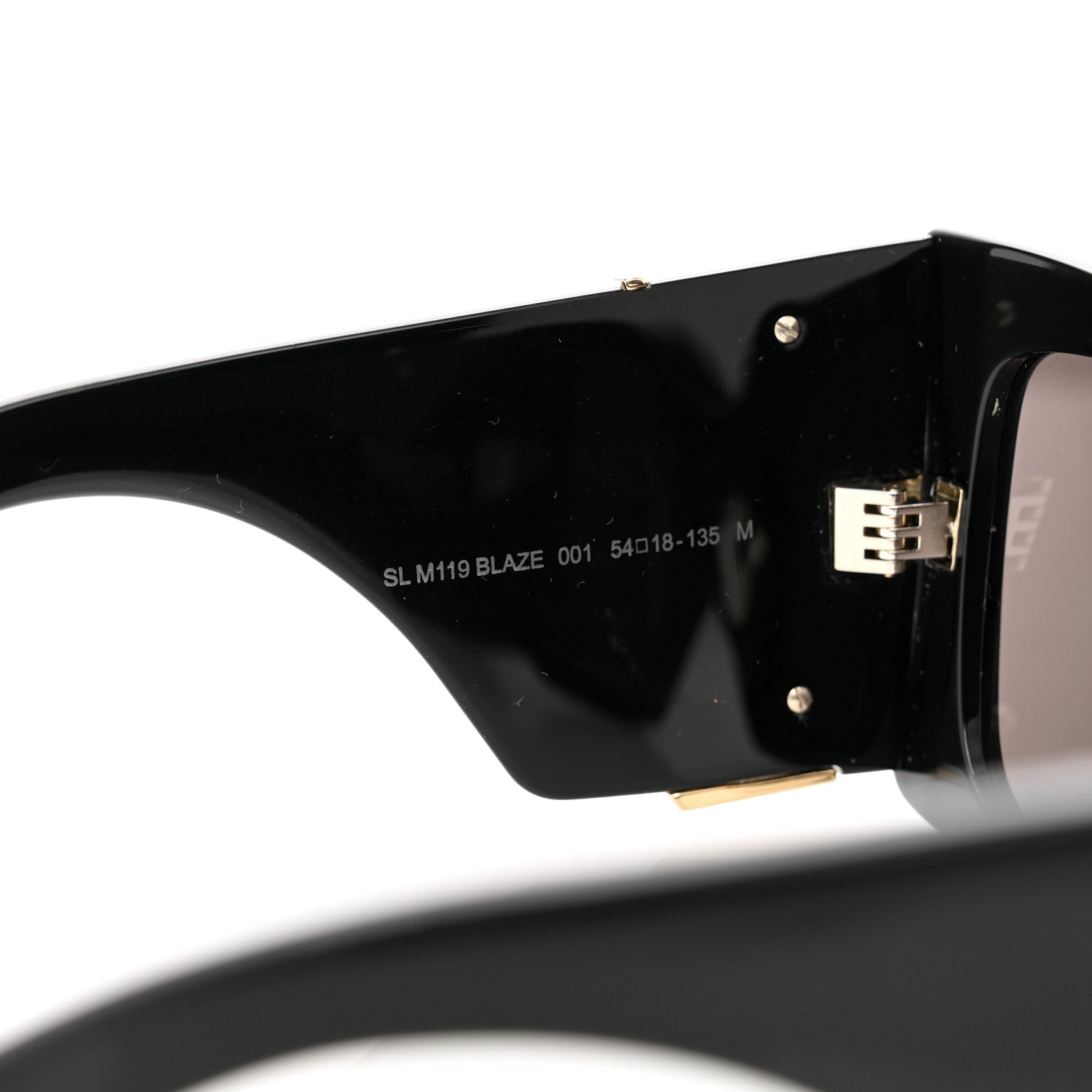 Saint Laurent Acetate Blaze Sunglasses SL M119 Black 5 of 8