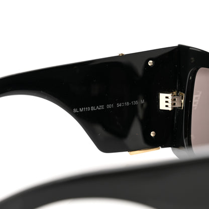 Saint Laurent Acetate Blaze Sunglasses SL M119 Black 5 of 8