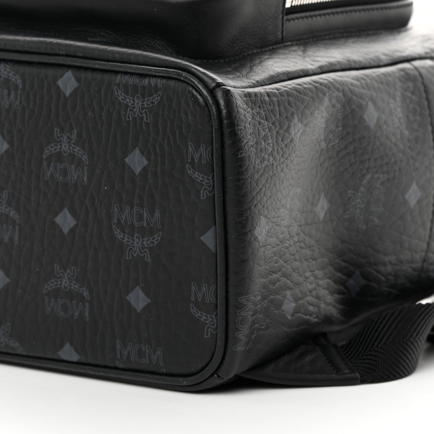 MCM Visetos Medium Stark Backpack Black 11 of 13