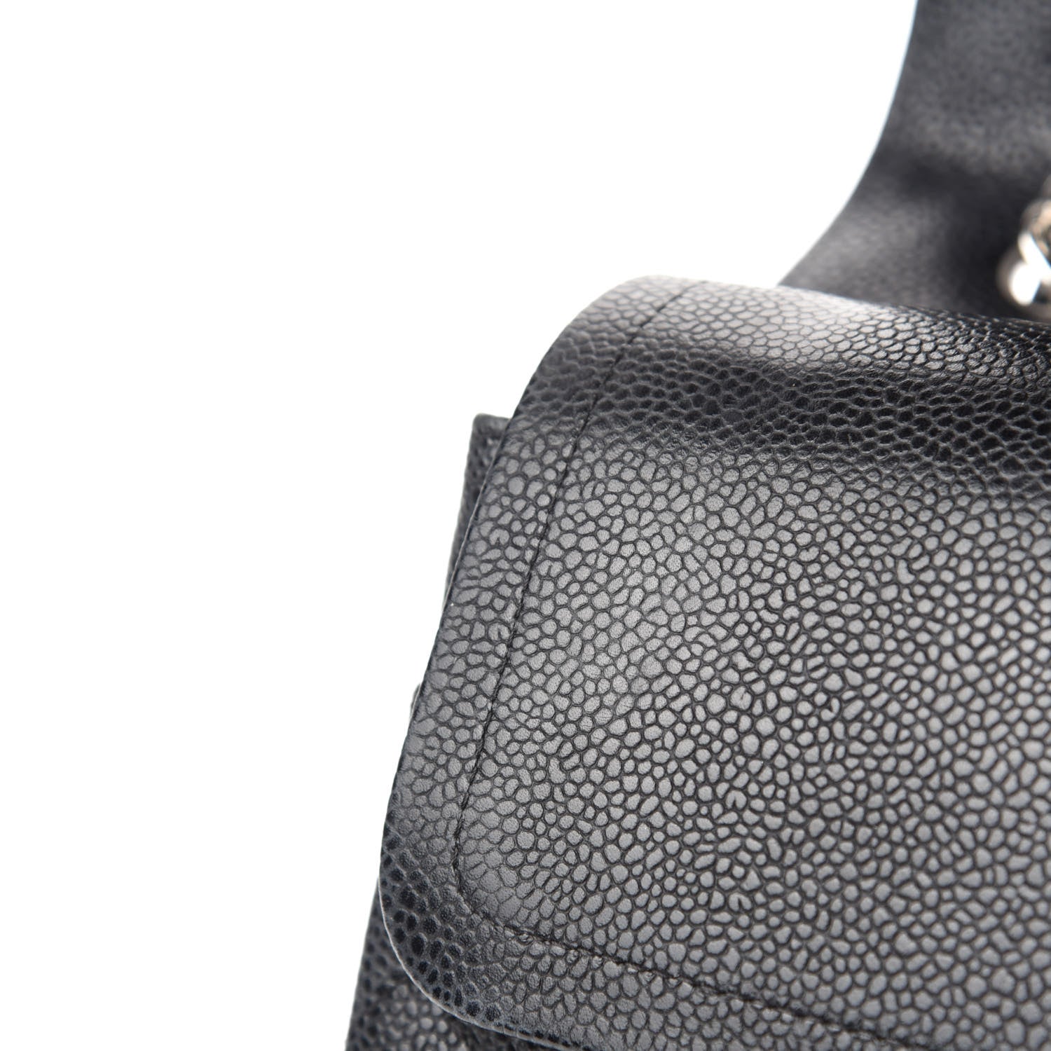 Chanel Caviar Quilted Jumbo Double Flap Black 11 of 19