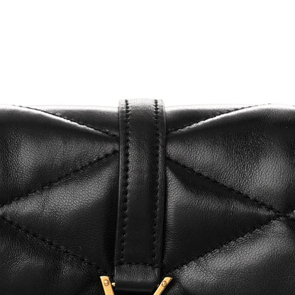 Saint Laurent Lambskin Quilted Le 57 Diamond Shoulder Bag Black 8 of 10