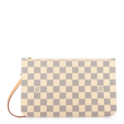 Louis Vuitton Damier Azur Neverfull MM GM Pochette 1 of 7