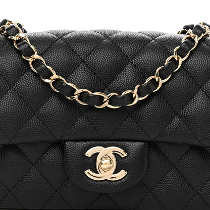 Chanel Caviar Quilted Mini Rectangular Flap Black 8 of 13