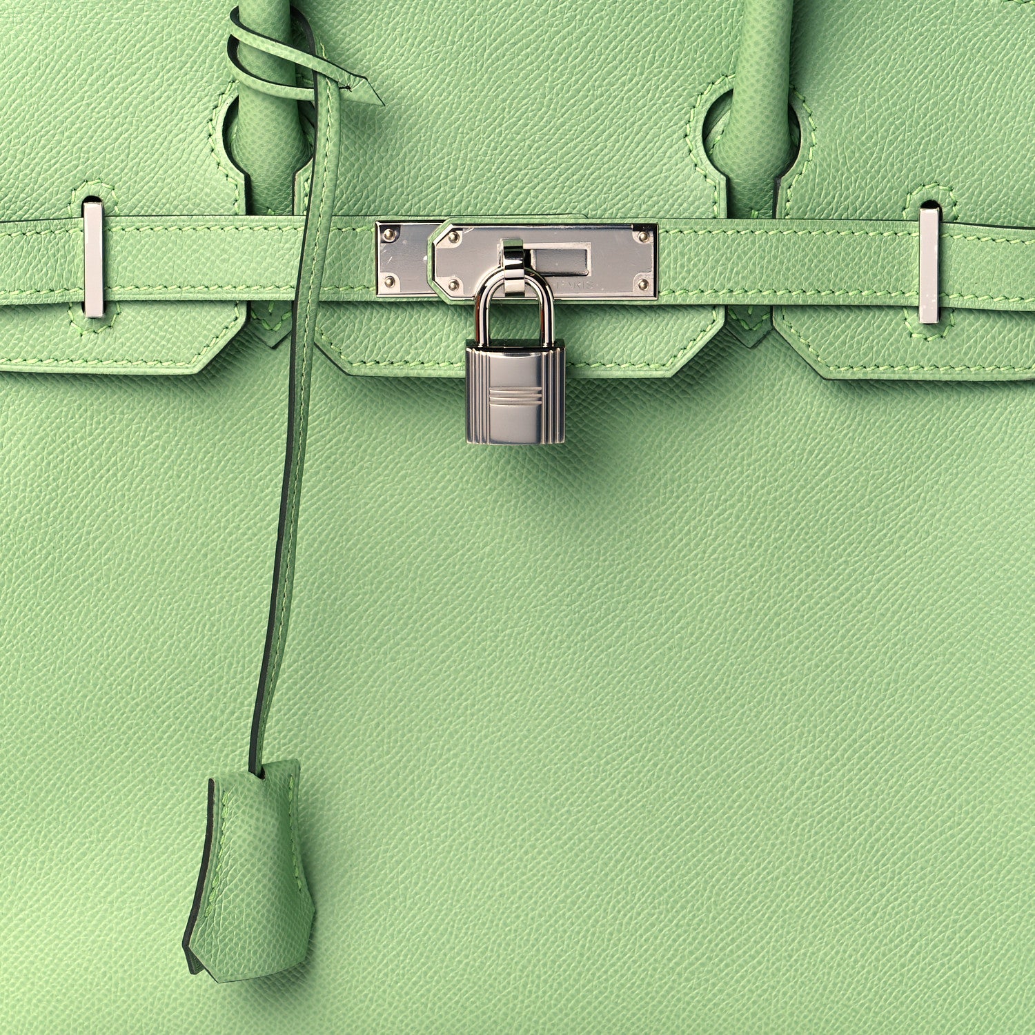 Hermes Epsom Birkin 30 Vert Criquet 8 of 11