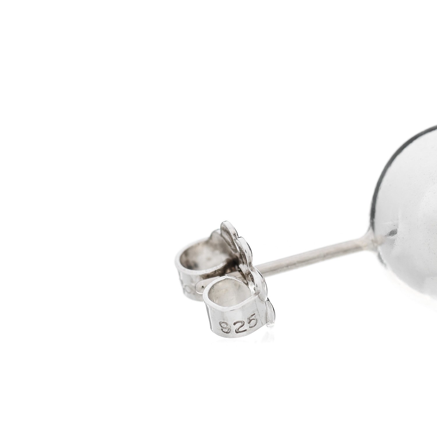 Tiffany Sterling Silver 10mm HardWear Ball Earrings 6 of 6
