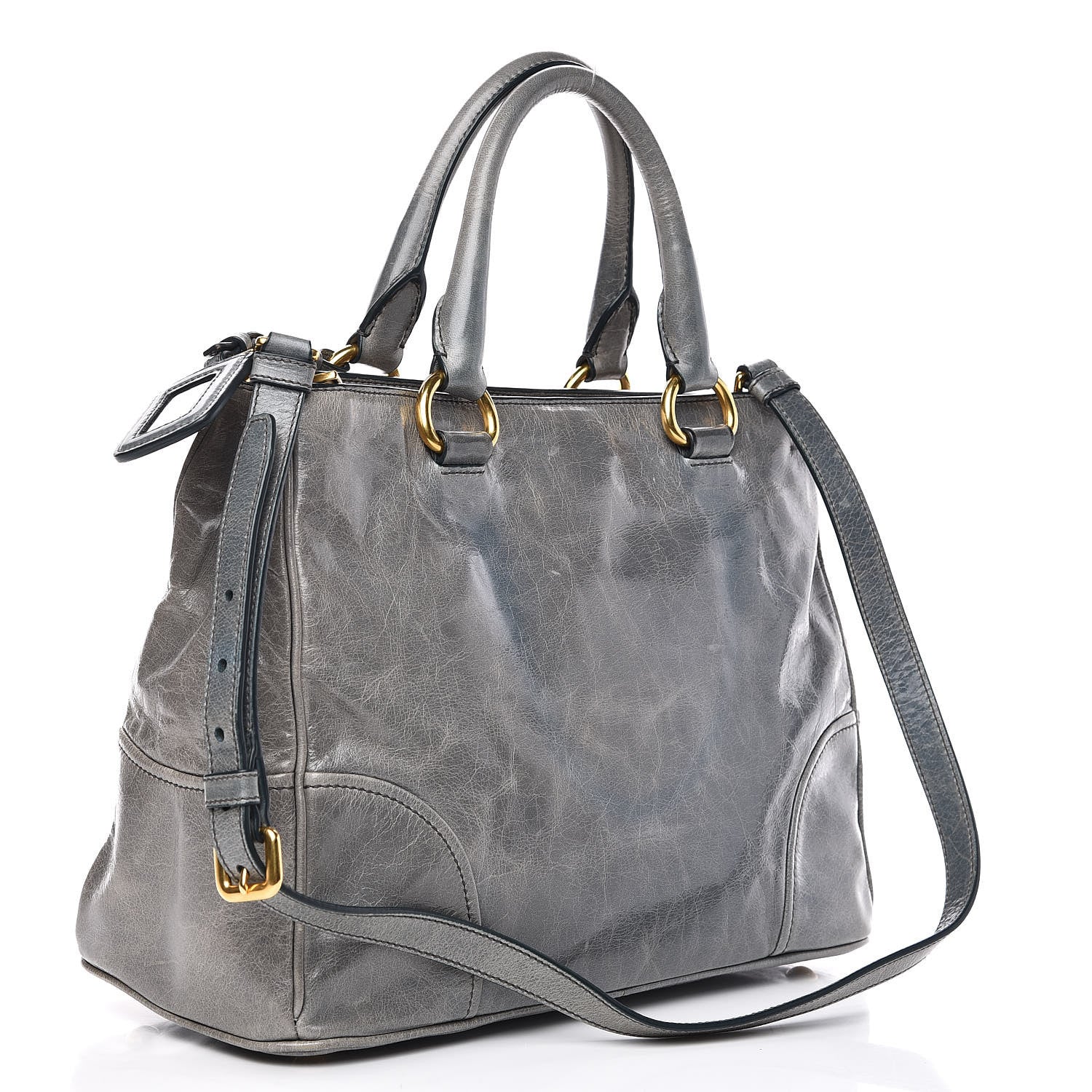 Prada Vitello Shine Tote Avio 3 of 14