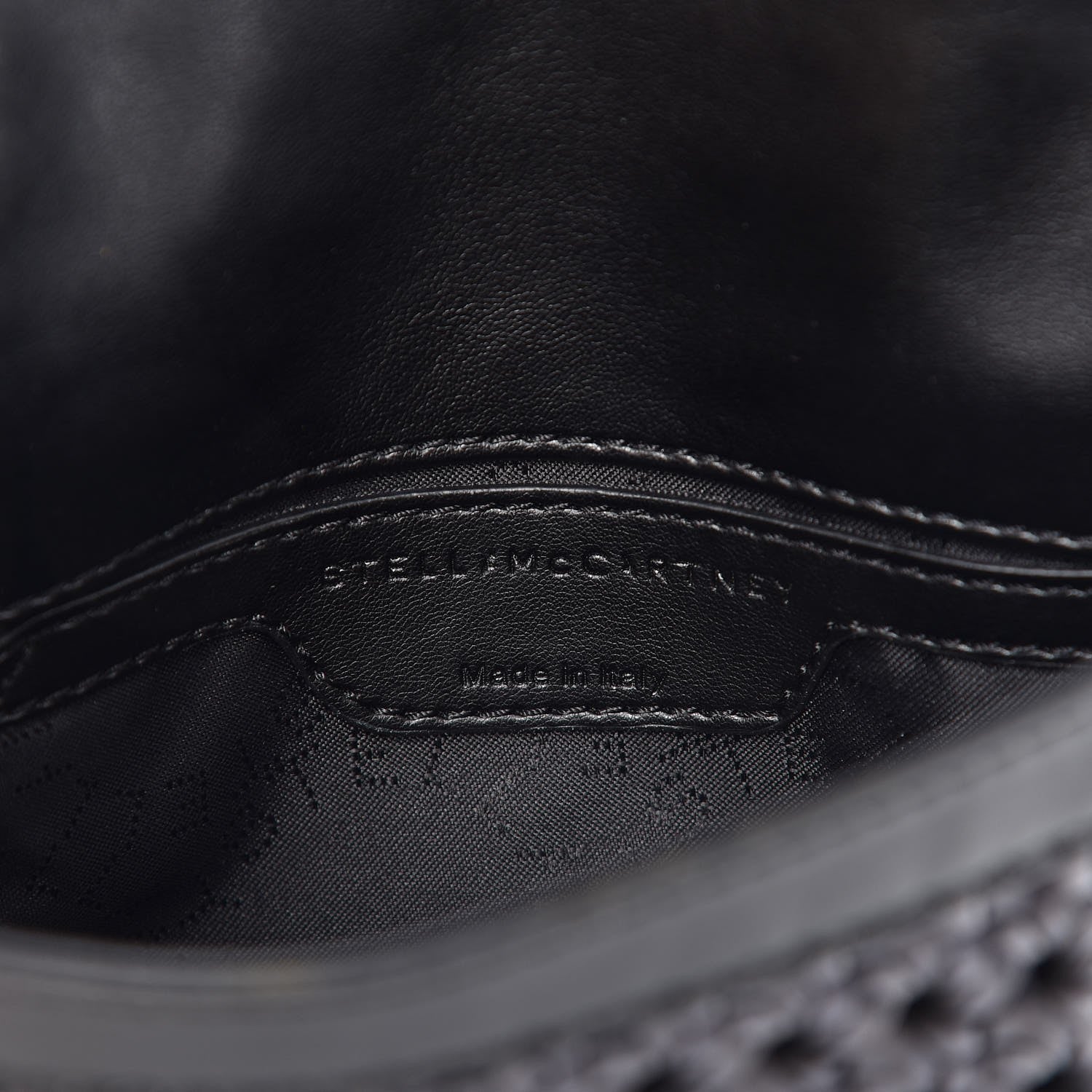 Stella McCartney Woven Crossbody Black 6 of 7