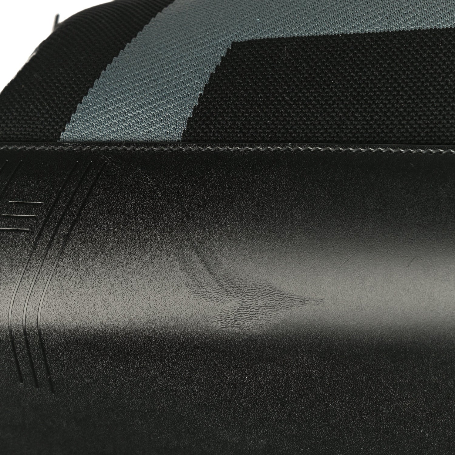 Hermes Technical Mesh Calfskin Hunter Dynamo Duffle Bag Black Gris Asphalte 10 of 10