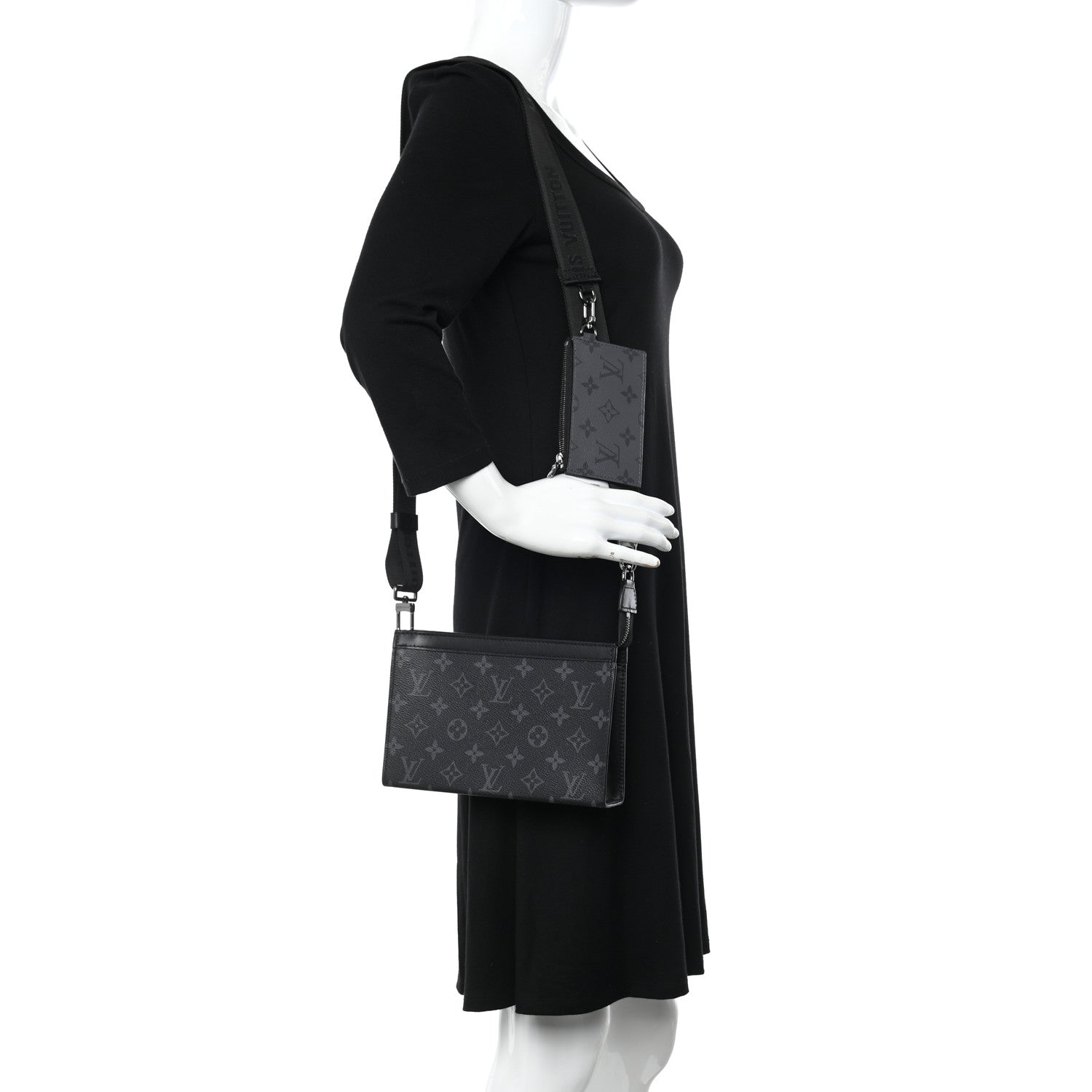 Louis Vuitton Reverse Monogram Eclipse Gaston Wearable Wallet 2 of 12