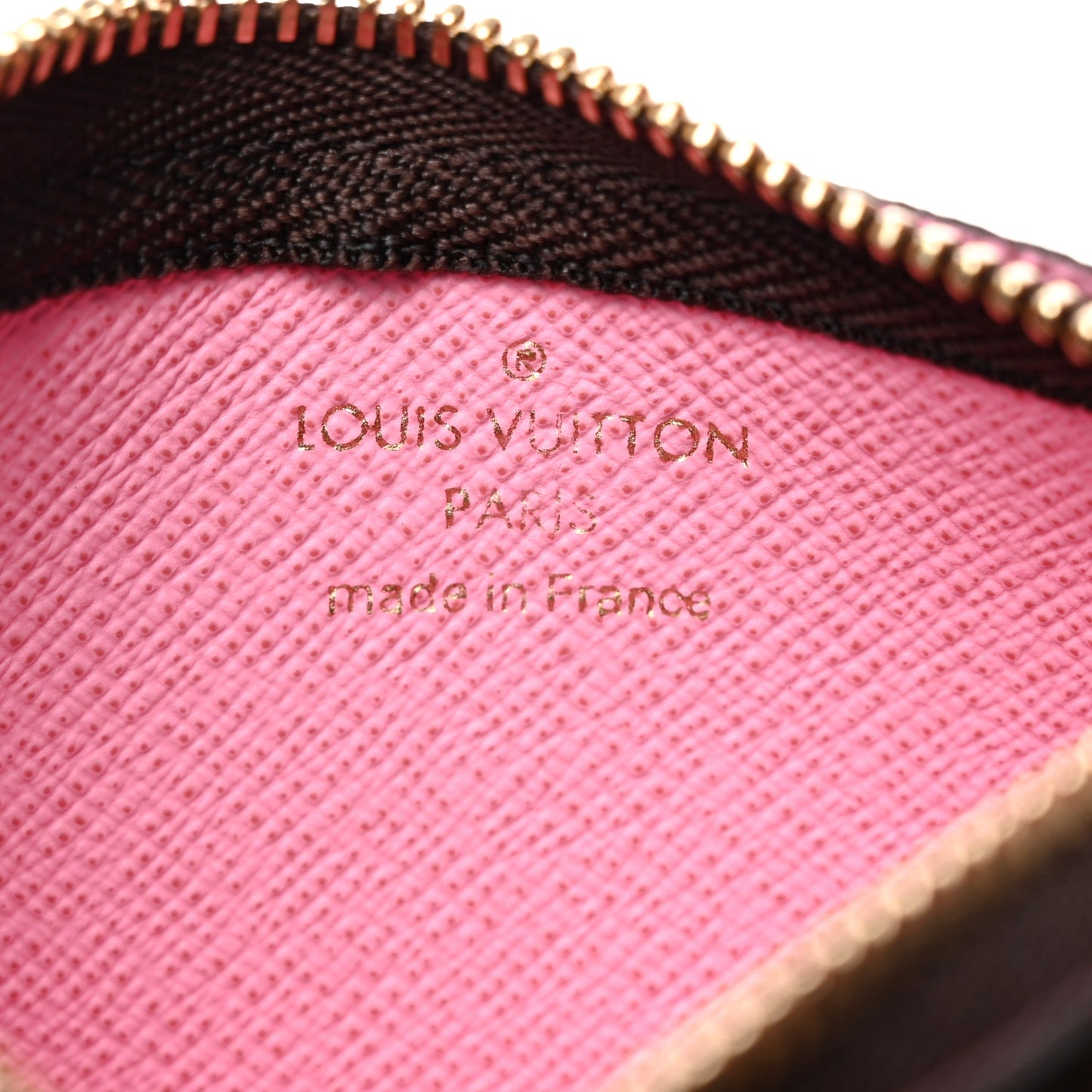 Monogram 2022 Christmas Animation Paris Key Pouch Pink