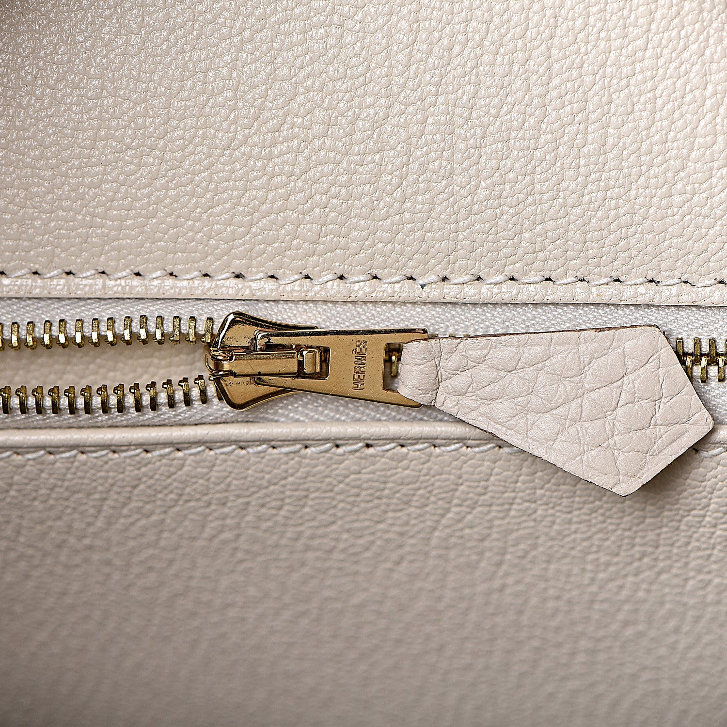 Hermes Taurillon Clemence Birkin 30 Craie 21 of 38