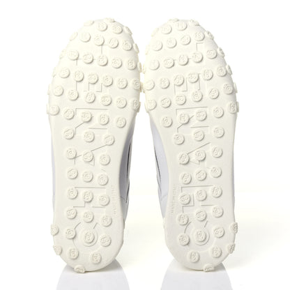 Chanel Calfskin Mesh Lycra Womens Logo Sneakers 39 White 7 of 10
