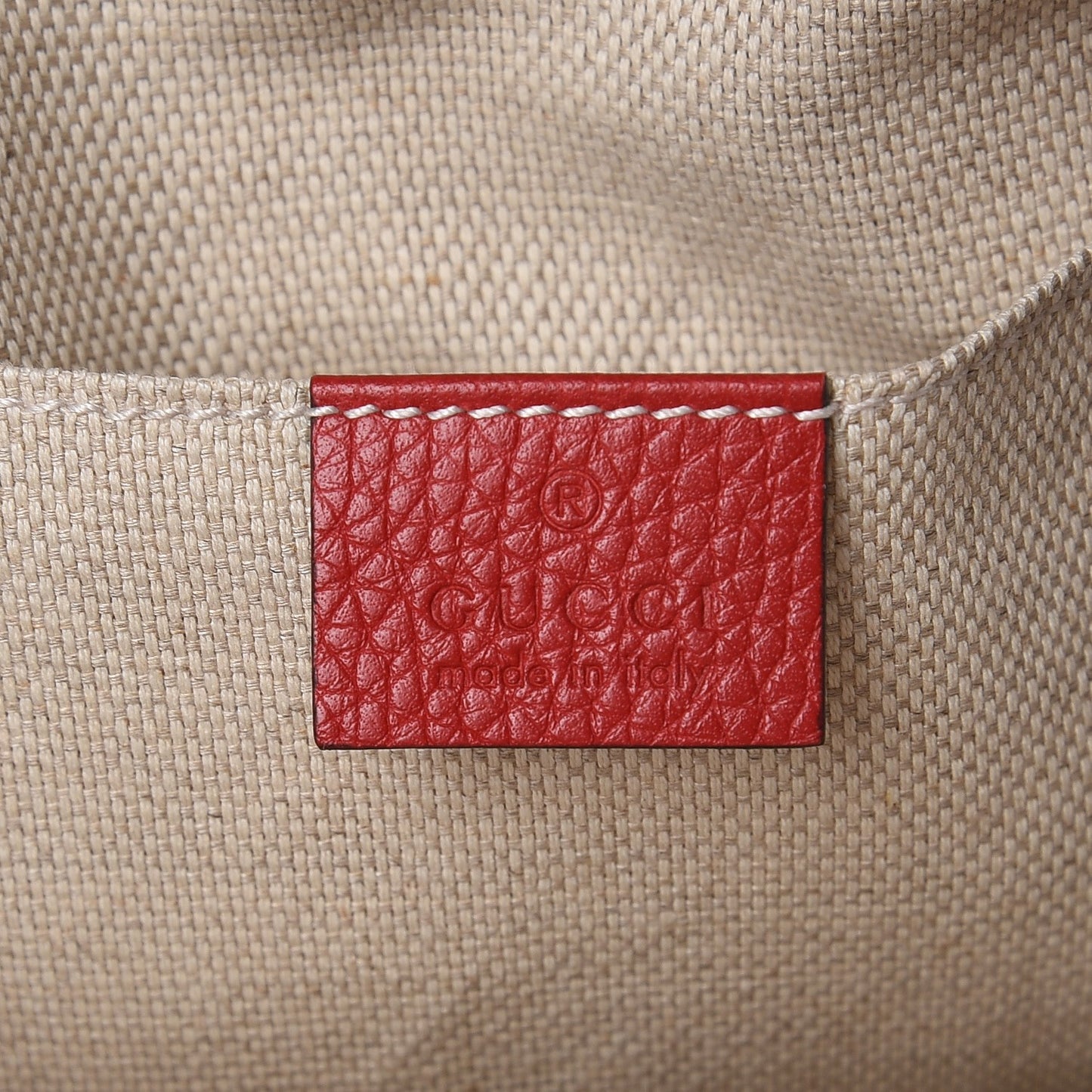 Pebbled Calfskin Small Soho Disco Bag Tabasco Red