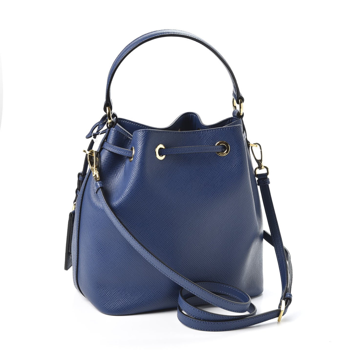 Saffiano Bucket Bag Bluette