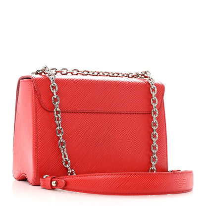 Louis Vuitton Epi Twist Shoulder Bag MM Coquelicot 2 of 9