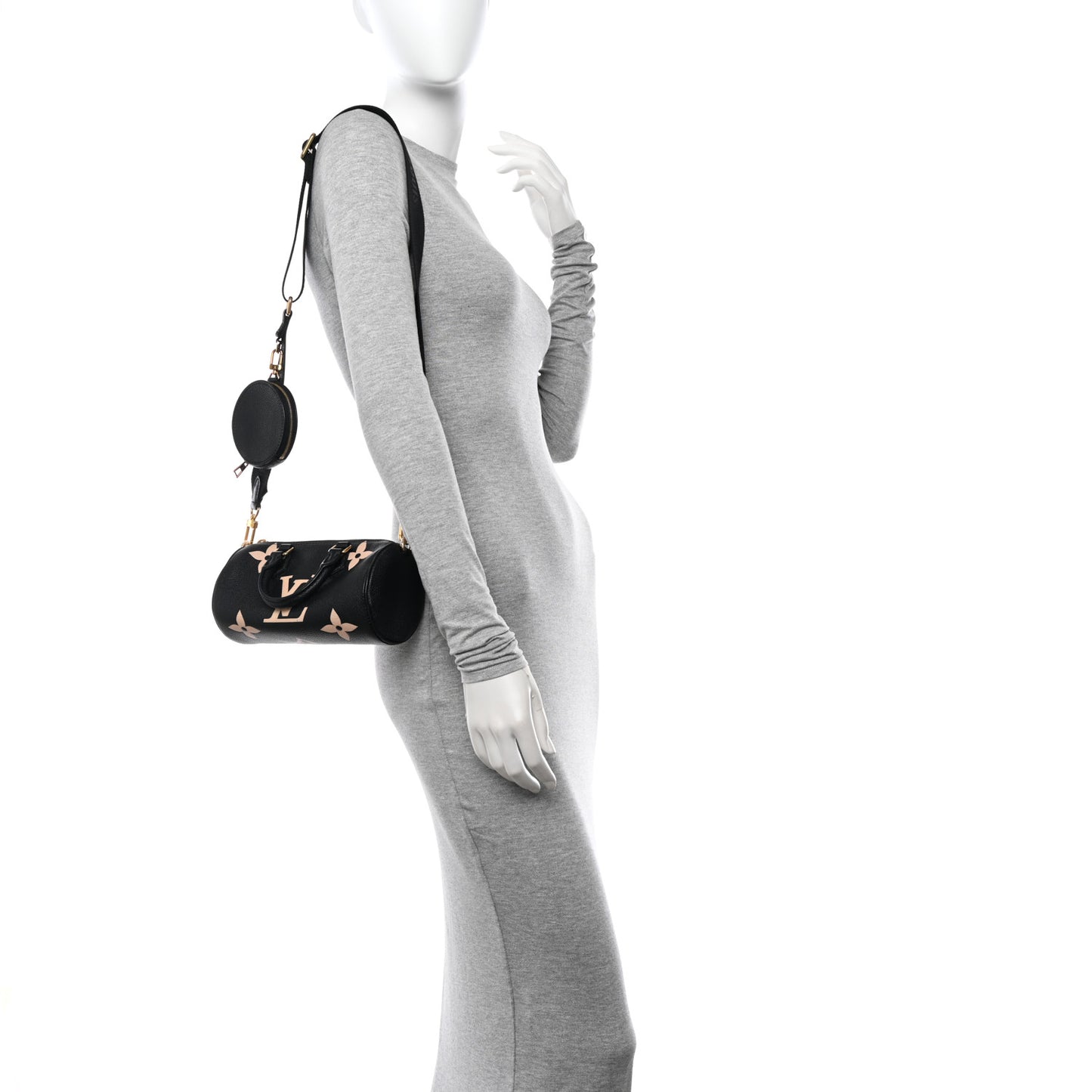 Empreinte Monogram Giant Papillon BB Black Beige