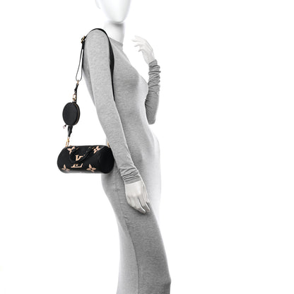 Louis Vuitton Empreinte Monogram Giant Papillon BB Black Beige 2 of 10
