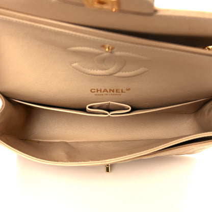Chanel Caviar Quilted Medium Double Flap Beige Clair 5 of 12