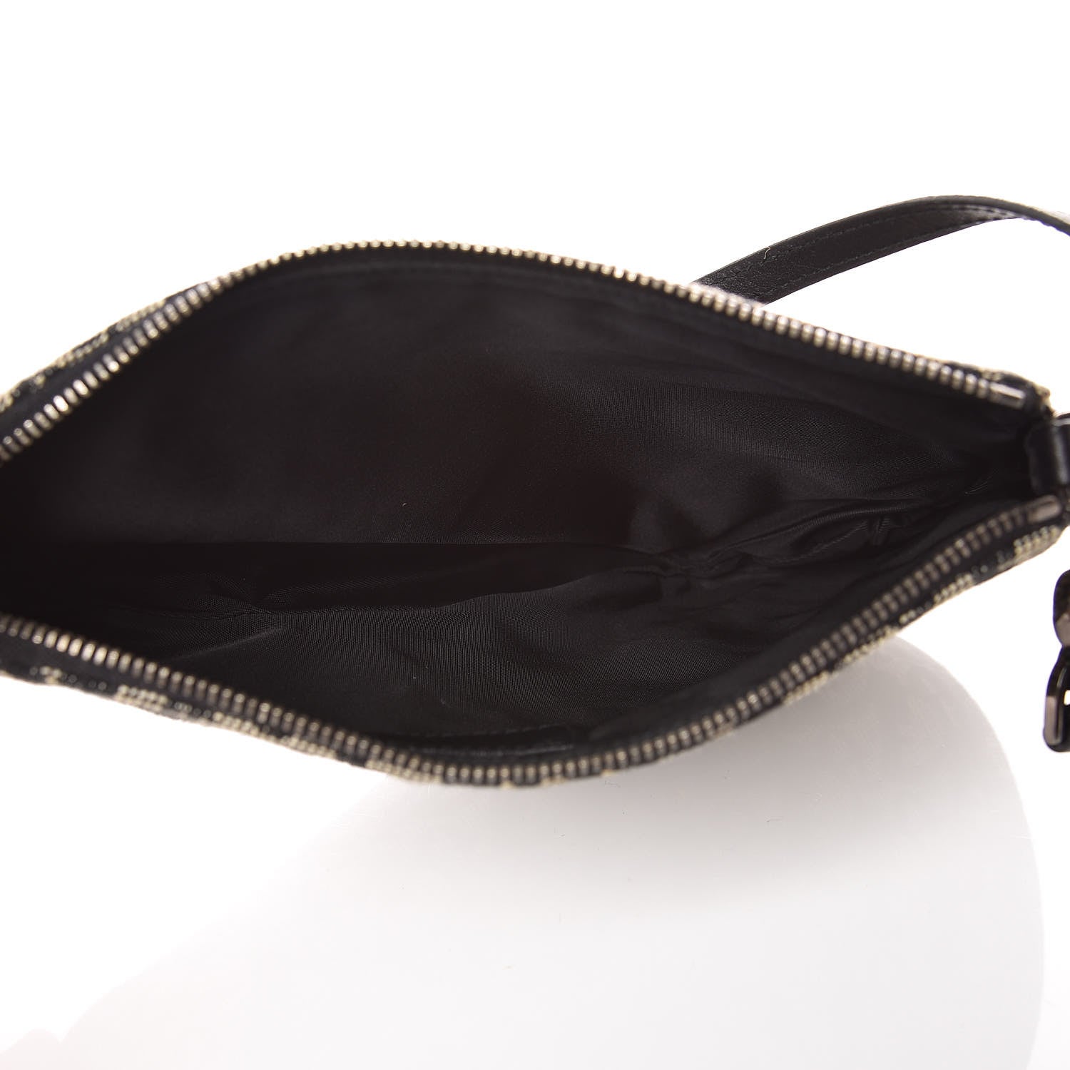 Christian Dior Monogram Mini Saddle Pochette Black 5 of 9