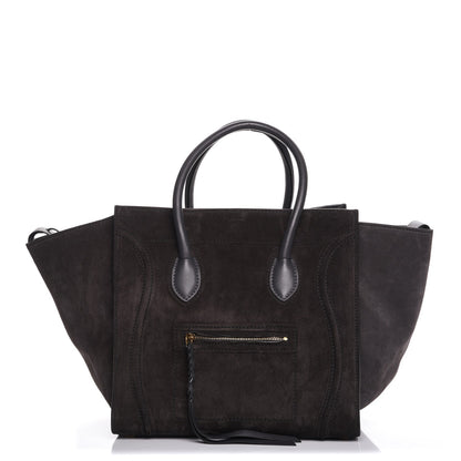 Celine Suede Medium Phantom Luggage Anthracite 1 of 9