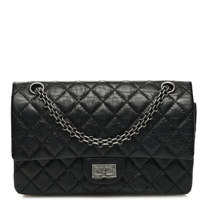 Chanel Aged Calfskin Quilted 2.55 Reissue 225 Flap Black 1 of 10